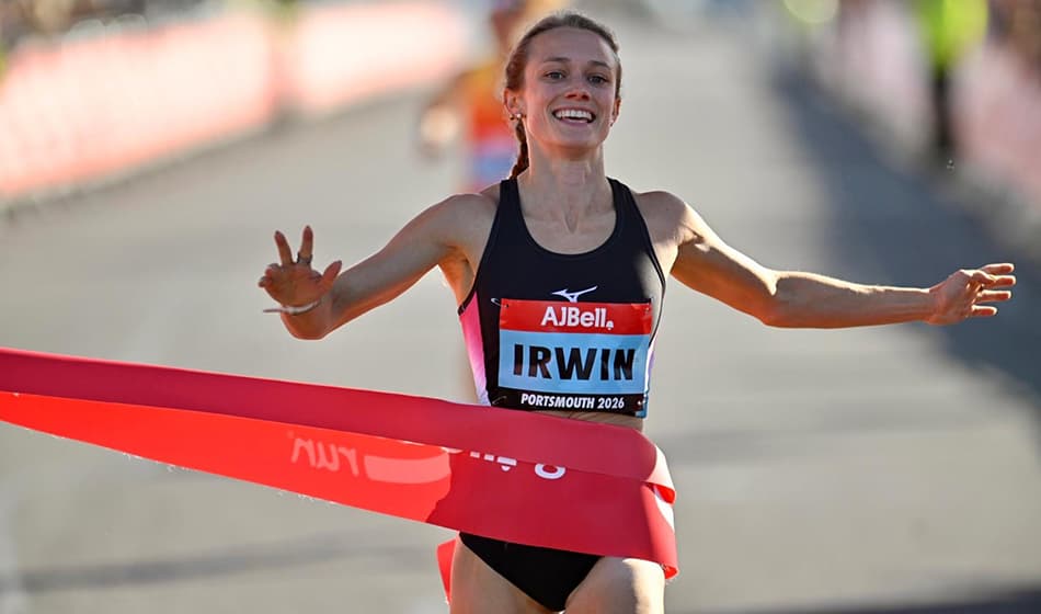 Hannah Irwin and Kadar Omar land UK 10-mile titles at Great South Run