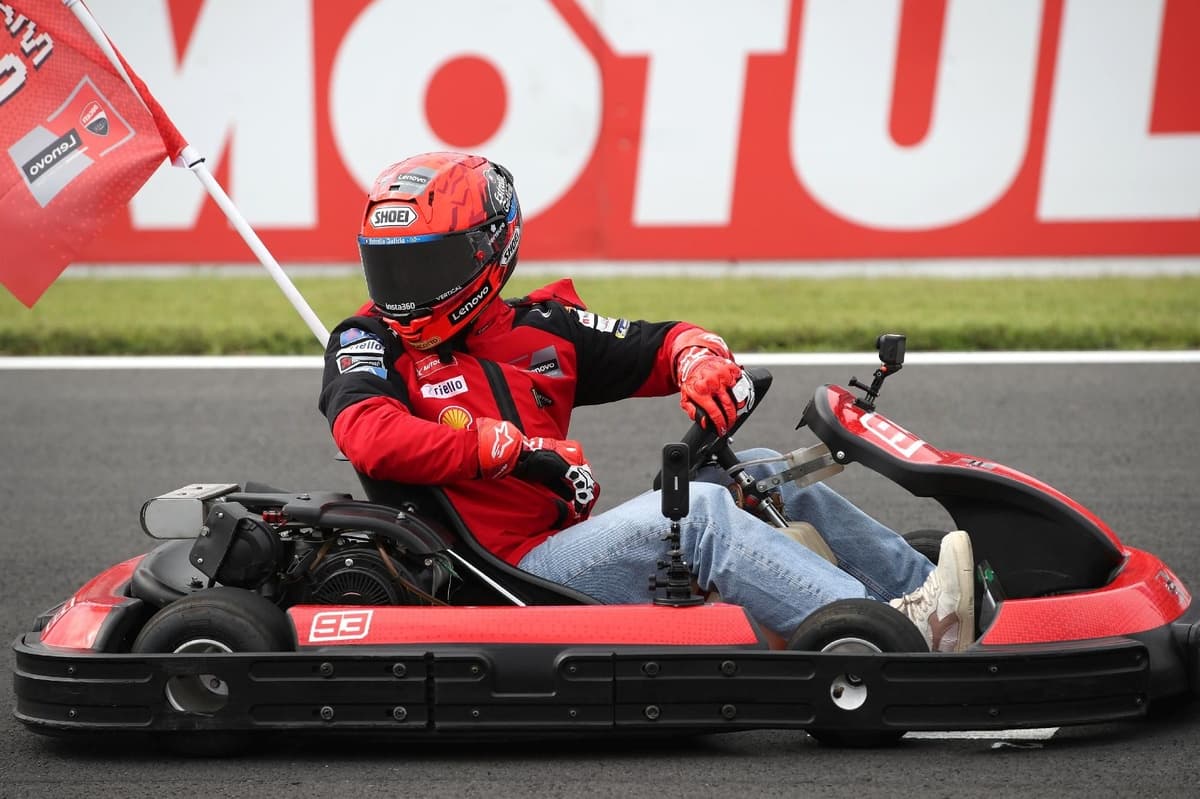 Marc Marquez sent body double to Motegi kart race: “We are not here to mess around or drive go karts"