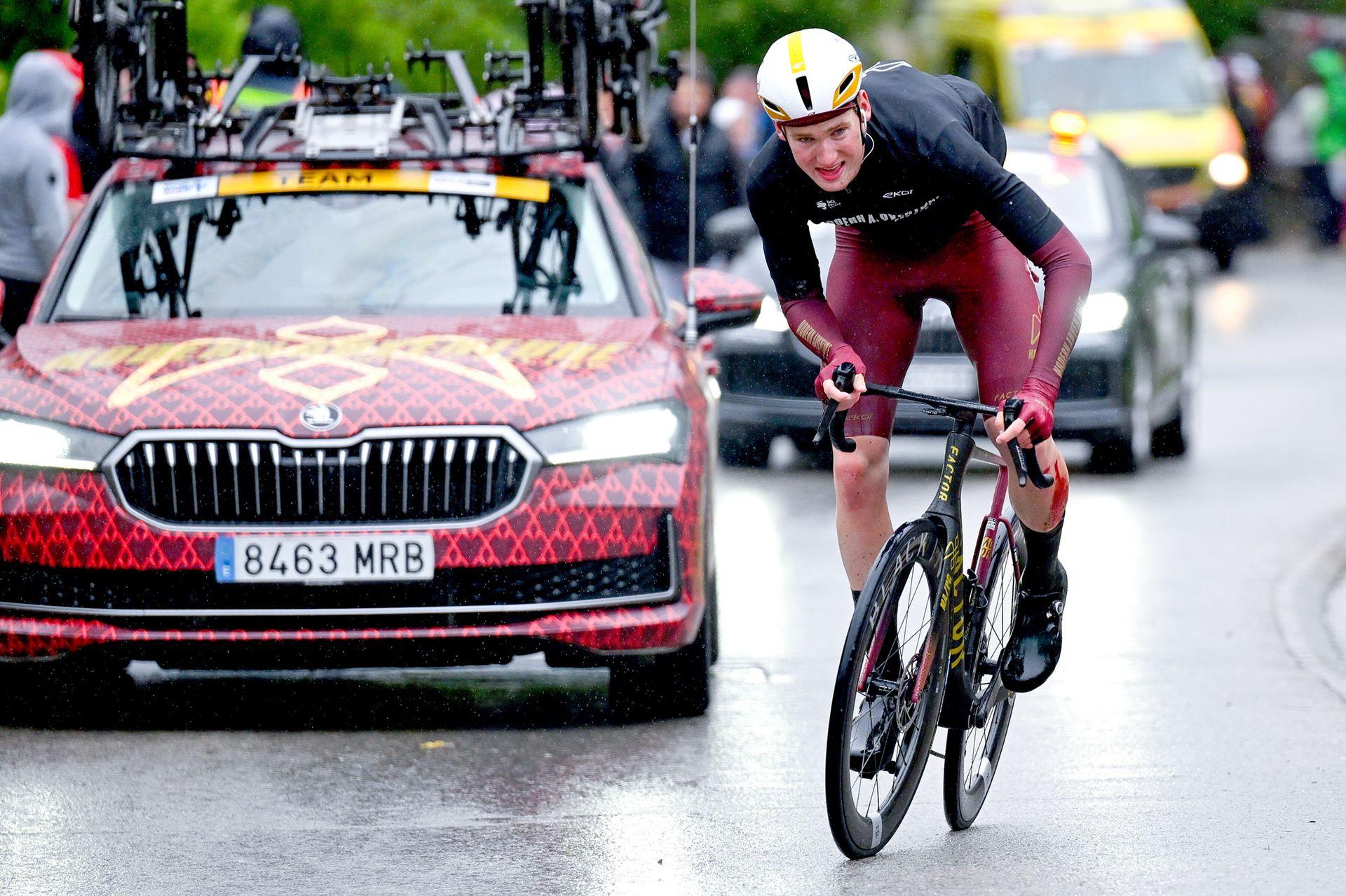 'Moral of the story is poles fight pretty good when you hit 'em' – Ezra Caudell shares first update after suffering major injuries in Philadelphia Cycling Classic horror crash