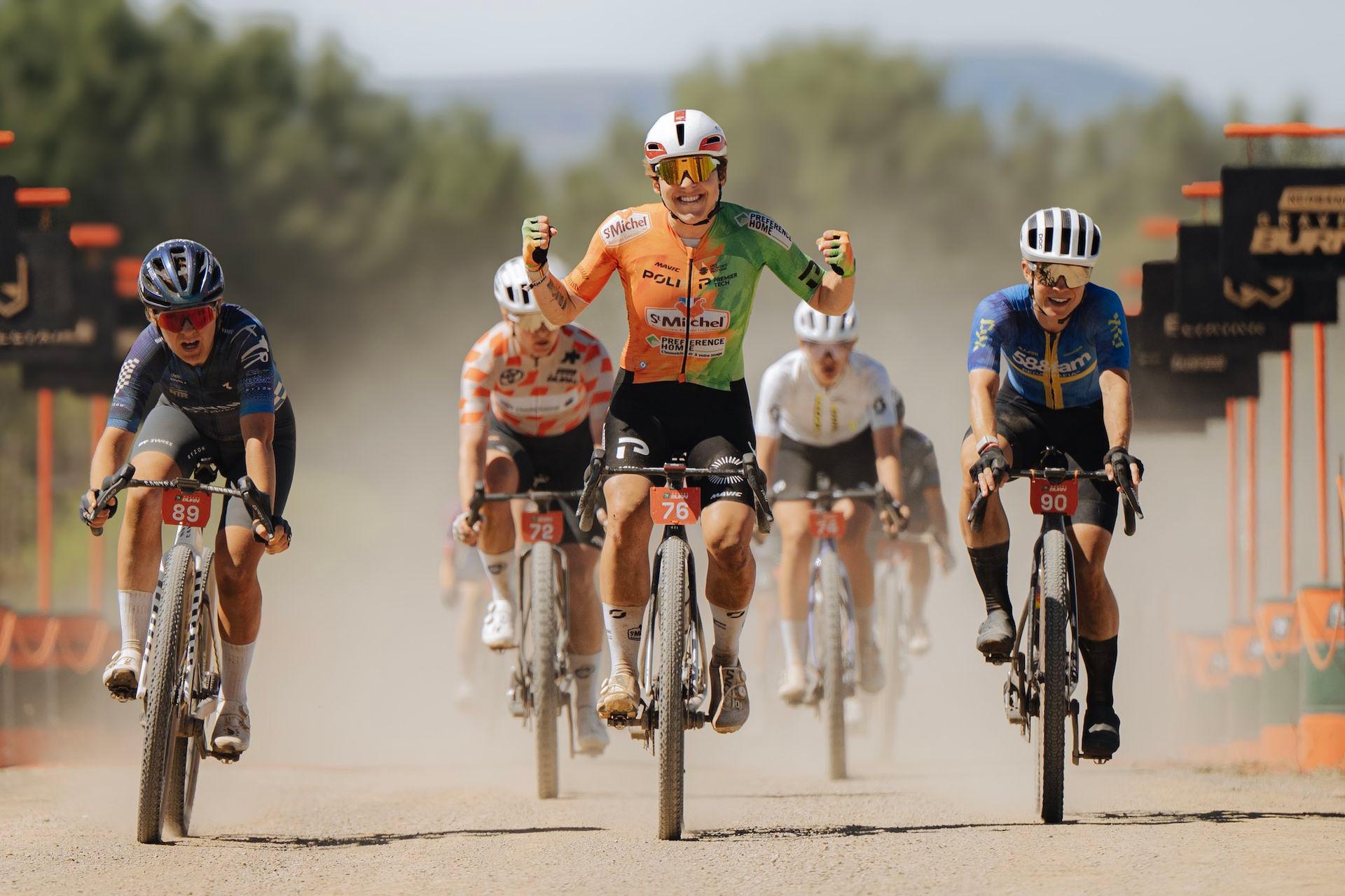 'I can still win this day' - Alison Jackson recovers from mechanical to win middle stage at seven-day Gravel Burn