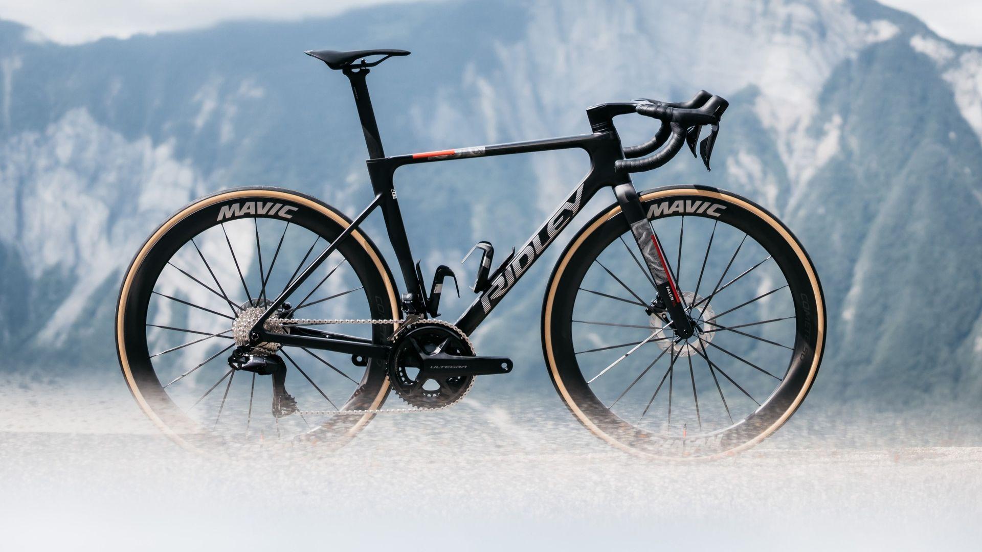 More than half a kilo under the UCI weight limit: Ridley's new Falcn RS has gone on a serious diet, with exotic wheels and TPU tubes as standard