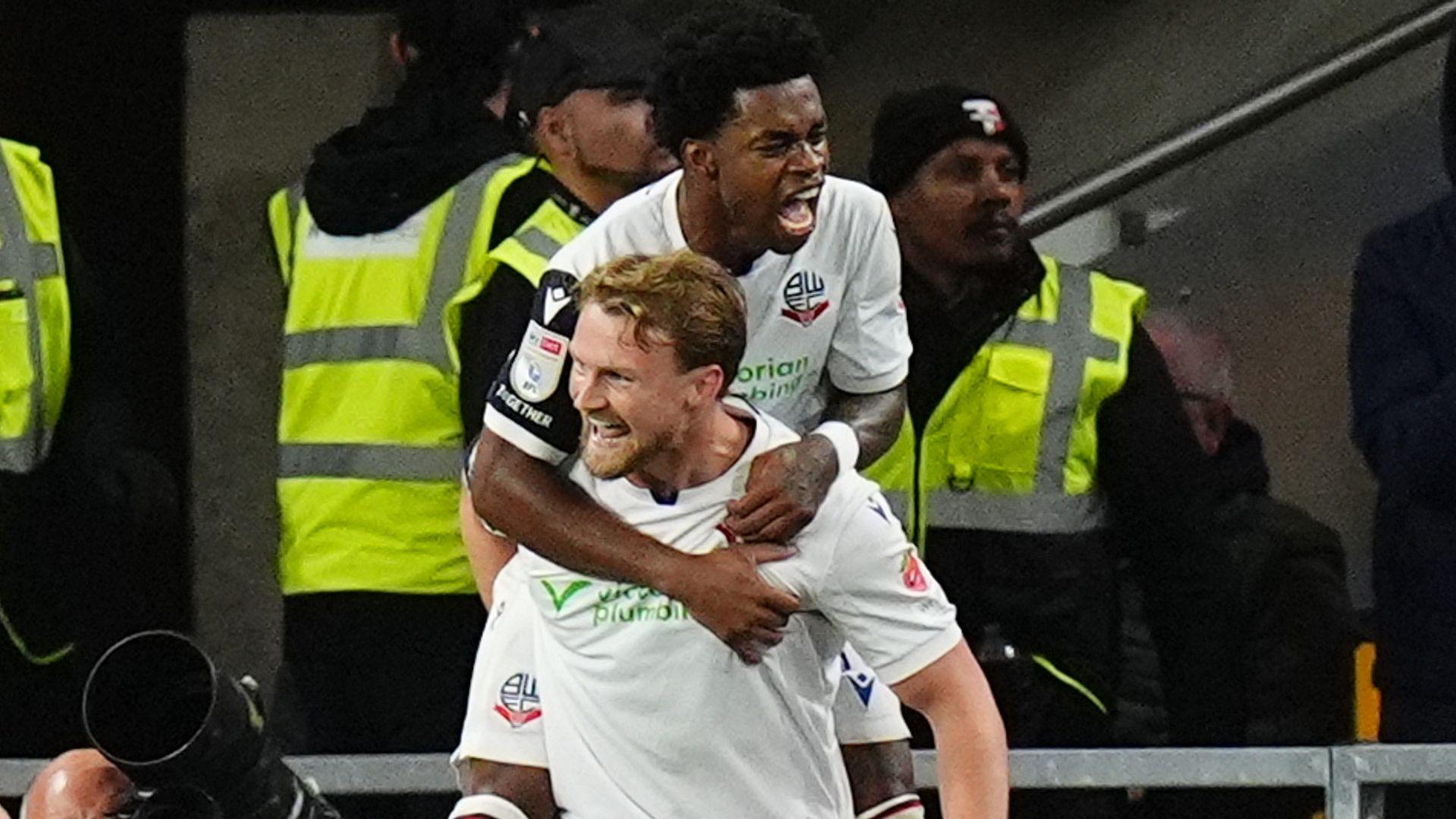 Bolton inflict first home defeat on Wolves