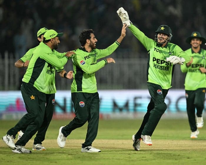 Arafat rips through England as Brook’s men wilt against Pakistan in tri-series opener