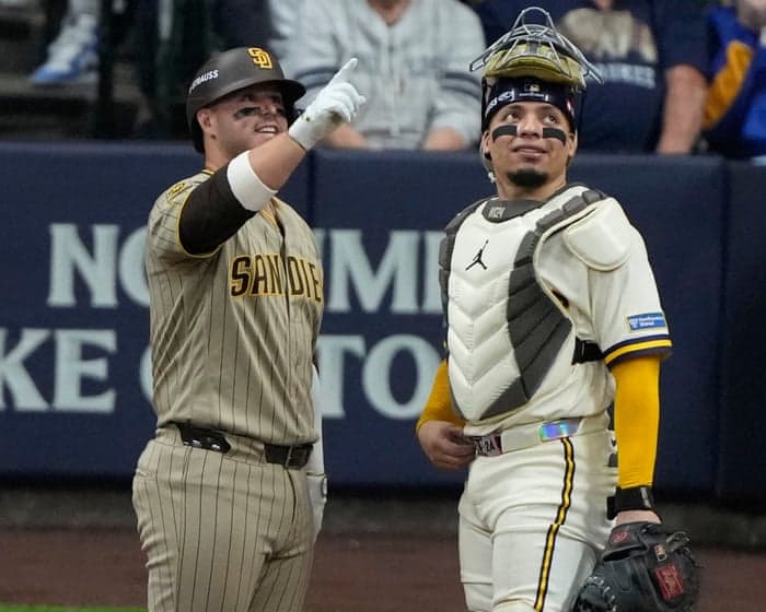 Cable robs Padres of potential home run in bizarre playoff loss to Brewers