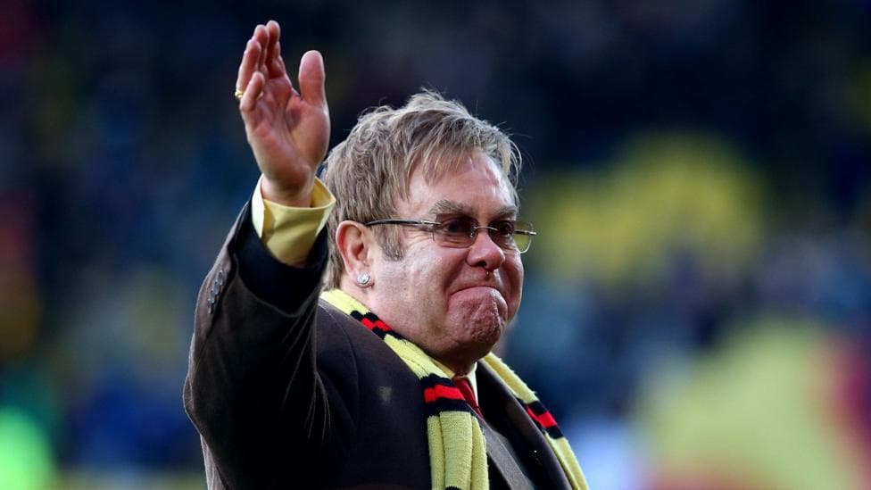Elton John 'upset and disappointed' with Watford form