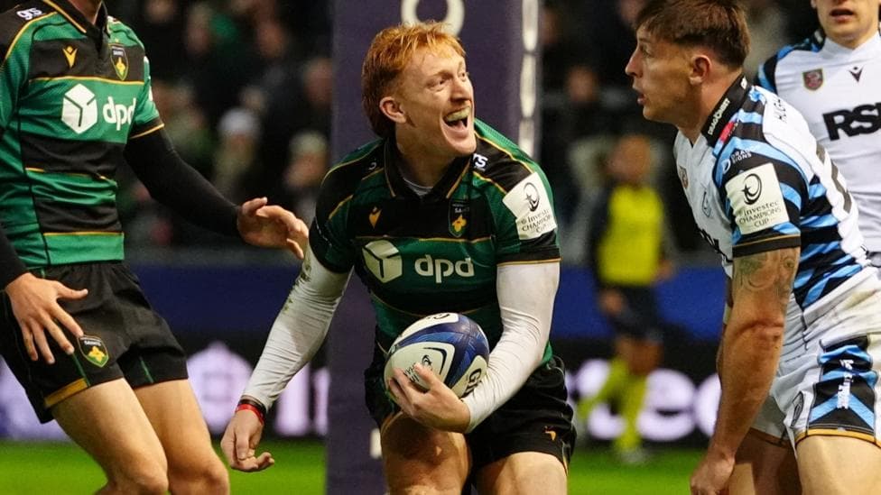Northampton beat Cardiff for first English win in Champions Cup