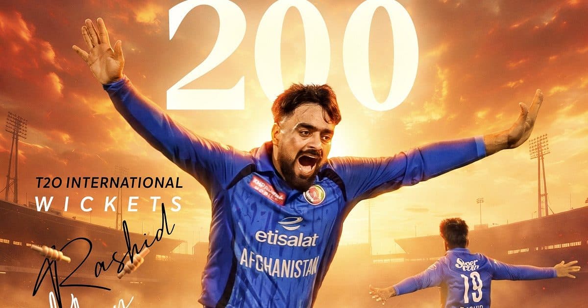 Rashid Khan makes T20I history with 200-wicket feat