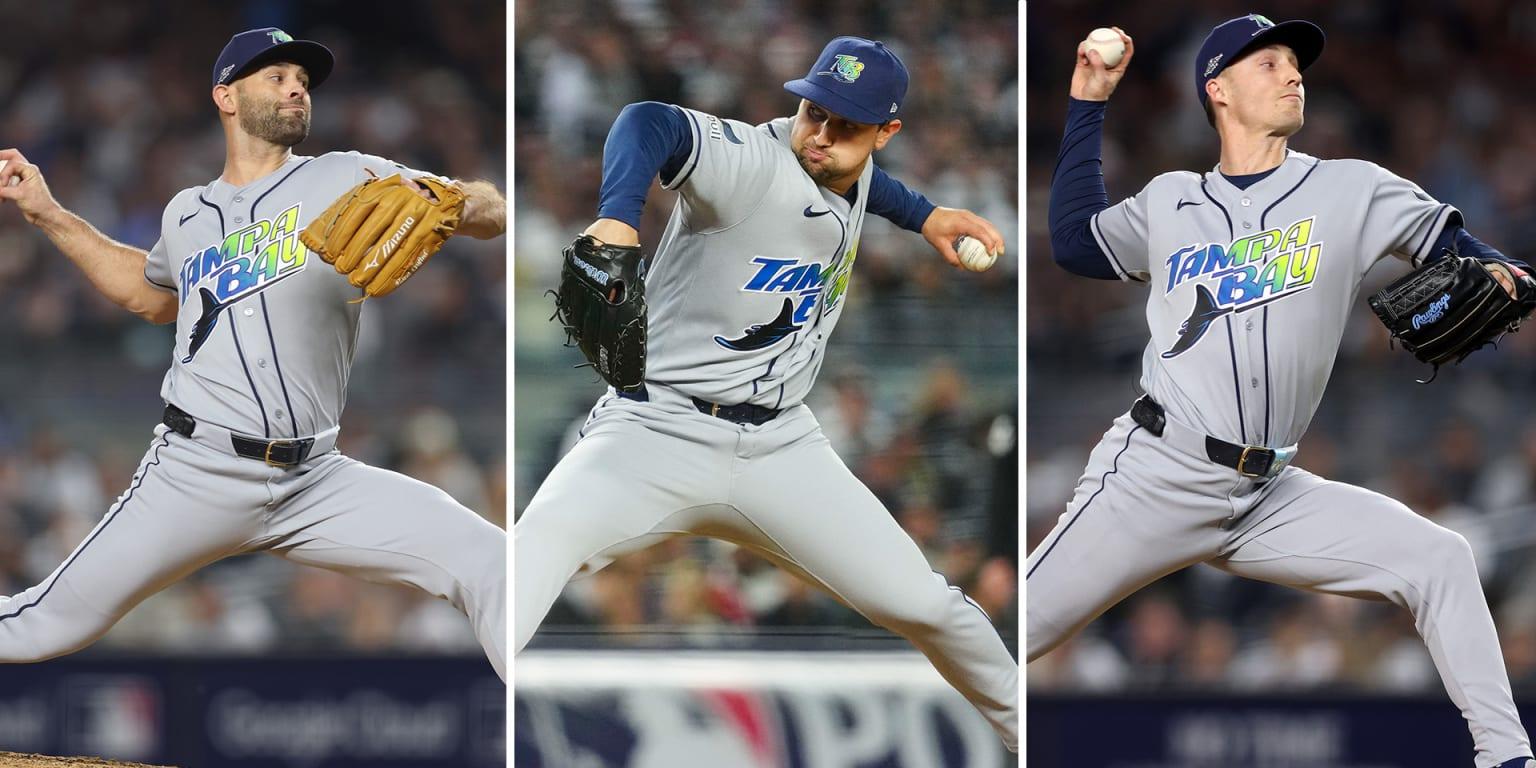 Trio of starters provides latest example of Rays' postseason pitching prowess