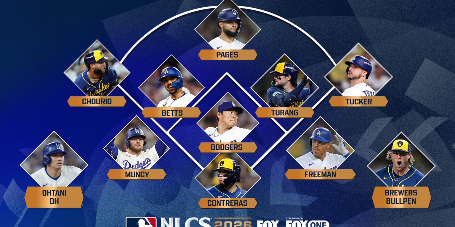 Dodgers-Brewers NLCS position by position breakdown