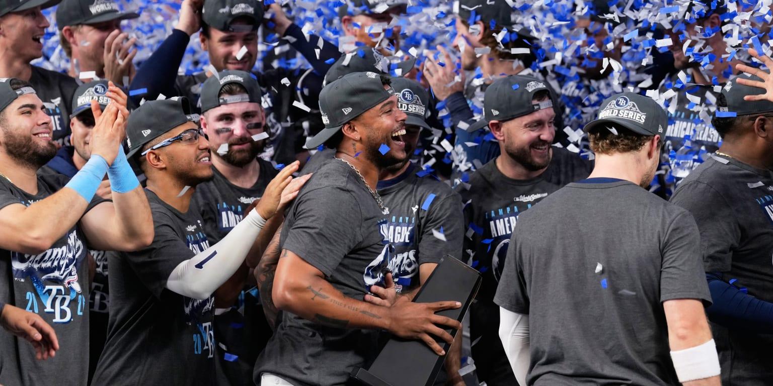 'We've got one more bite!' Rays celebrate pennant, aim to keep good times going
