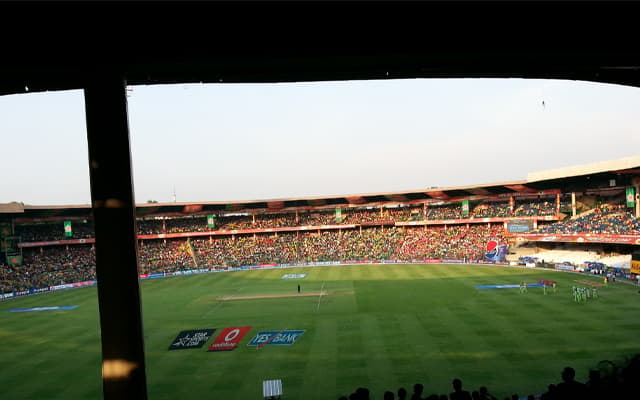 What is India's T20I record at M. Chinnaswamy Stadium, Bengaluru?