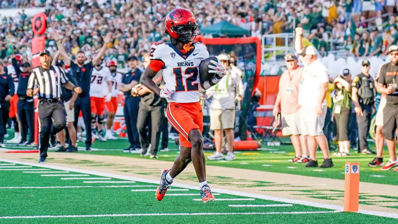 Oregon State WR Jesse Legree extends Pac-12 record with another strong performance