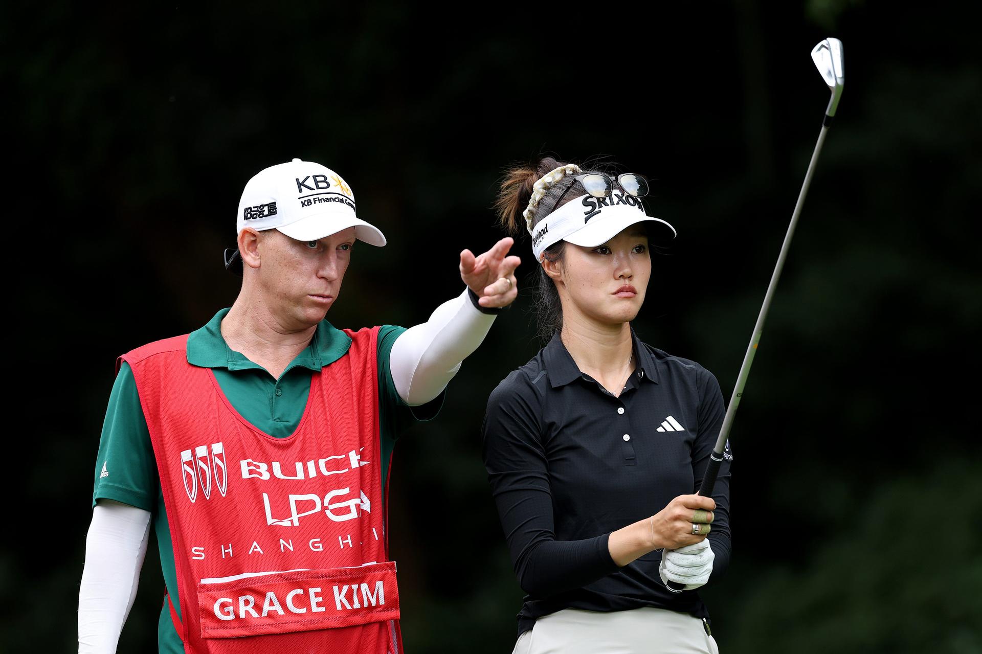 Grace Kim hangs around, Hye-Jin Choi holds lead as wind batters LPGA field