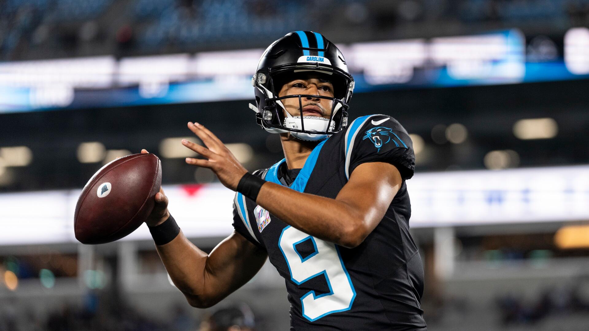 Panthers take 13-6 lead with Bryce Young's 32-yard TD pass