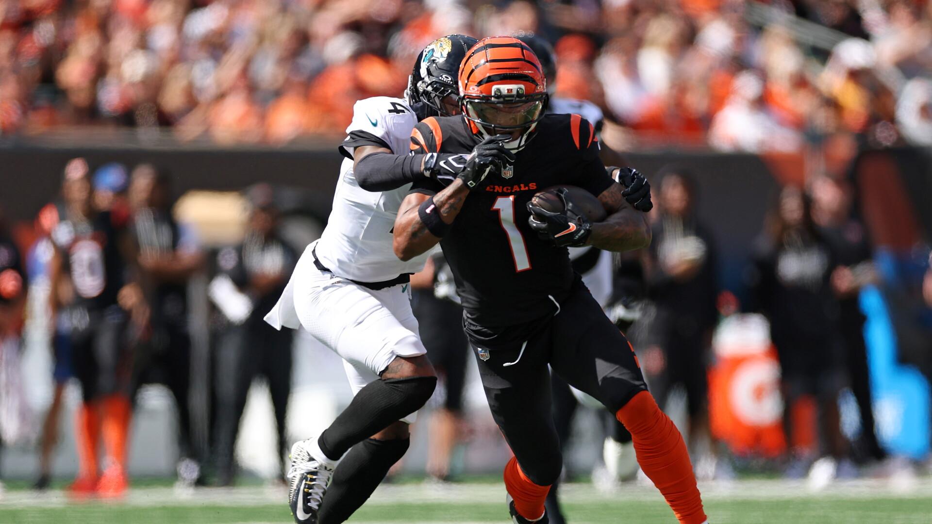 Ja'Marr Chase ruled out after concussion evaluation