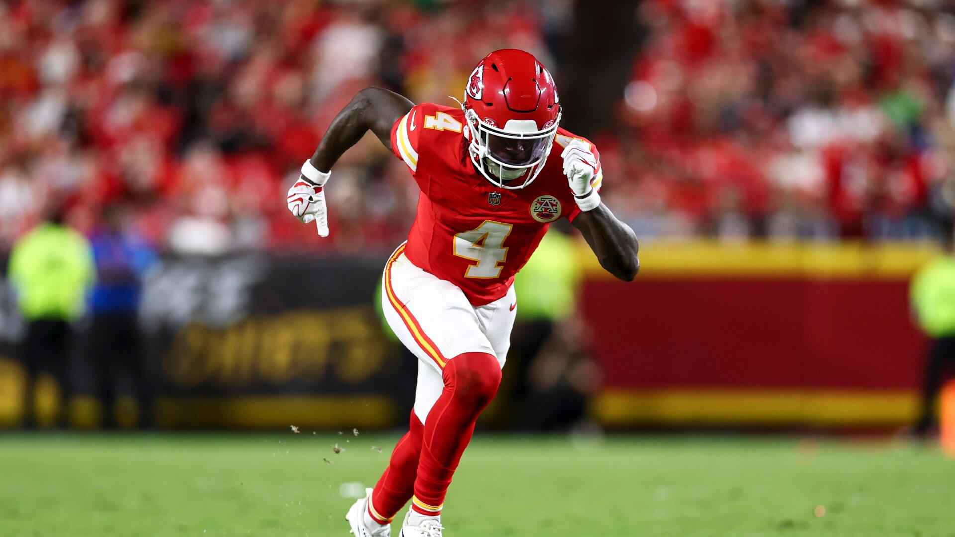 Rashee Rice, Josh Simmons ruled out for the Chiefs