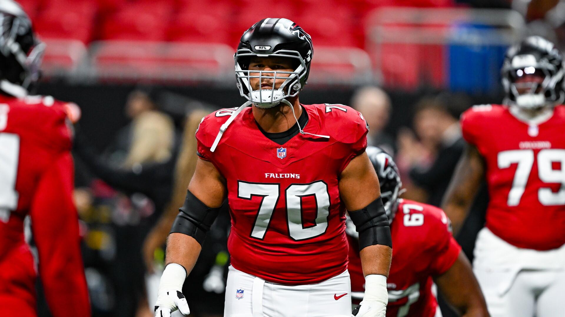 Falcons list Jake Matthews as questionable for Sunday night