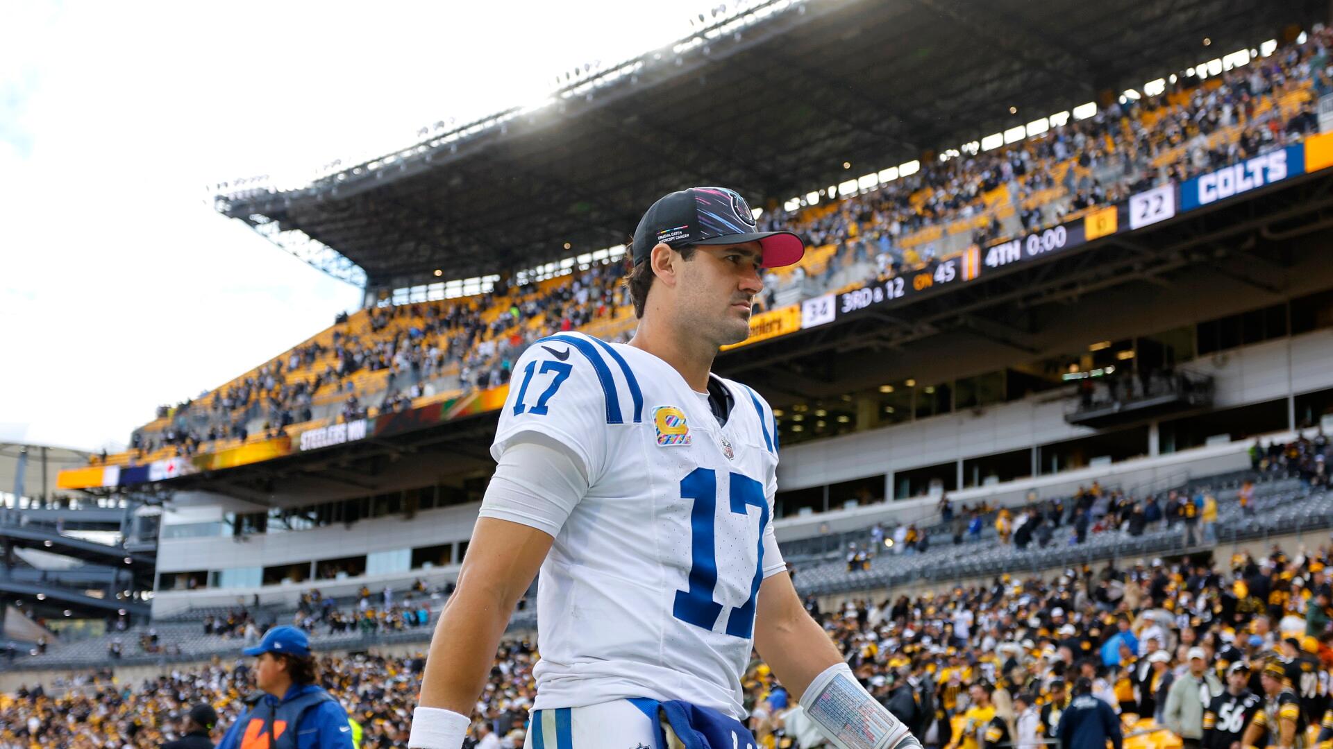Colts list Daniel Jones as full practice participant with ankle injury