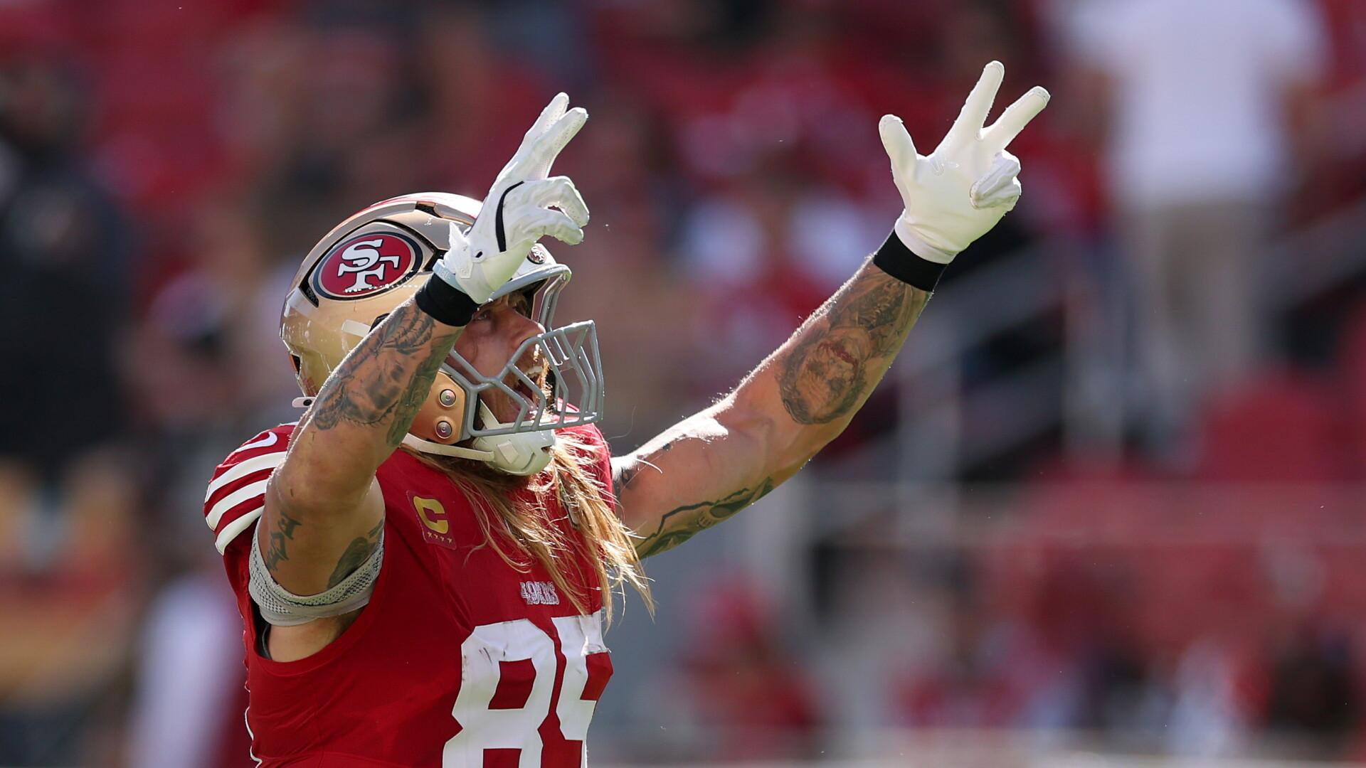 George Kittle's TD gives 49ers a 7-0 lead