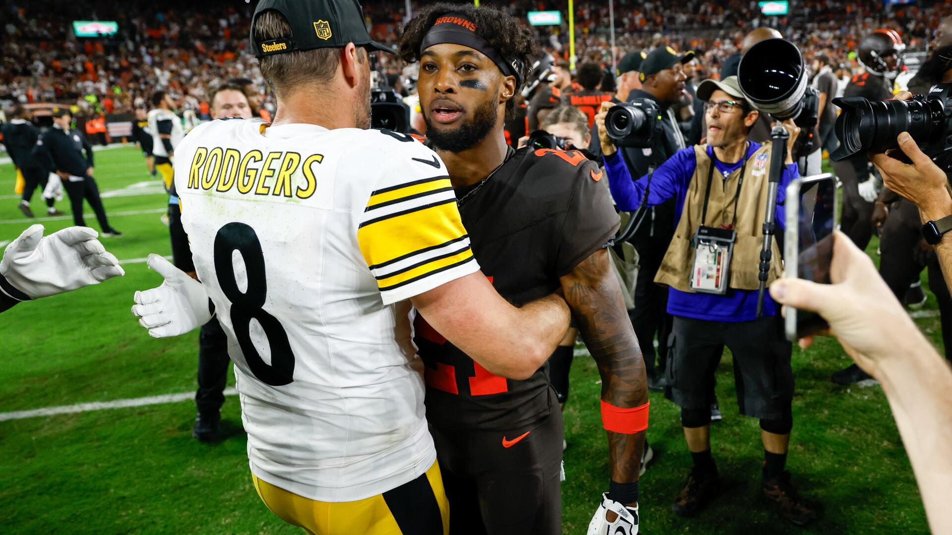 Denzel Ward: I hope Aaron Rodgers keeps throwing at me