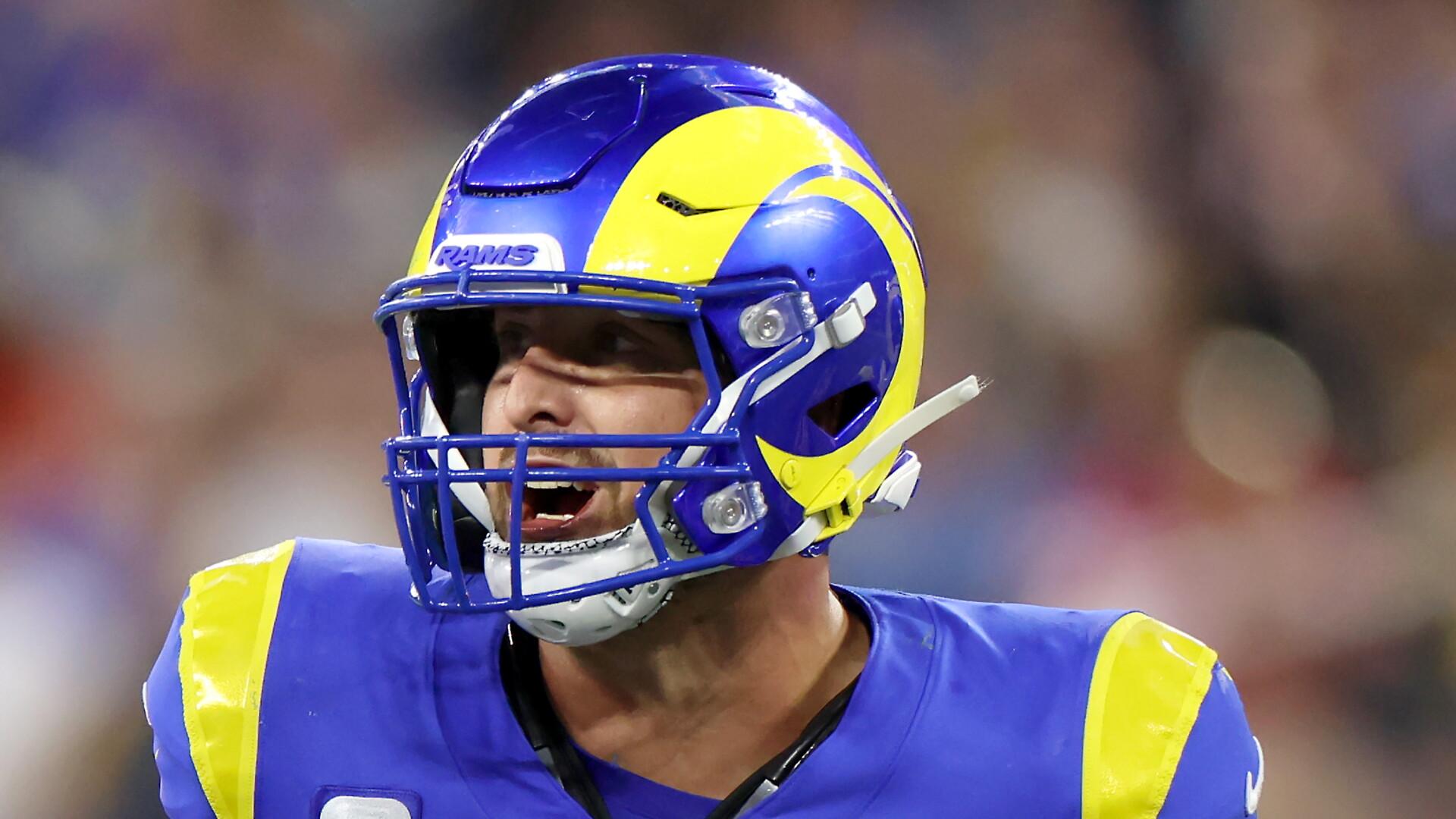 Rams LB Nate Landman was limited in Wednesday's practice