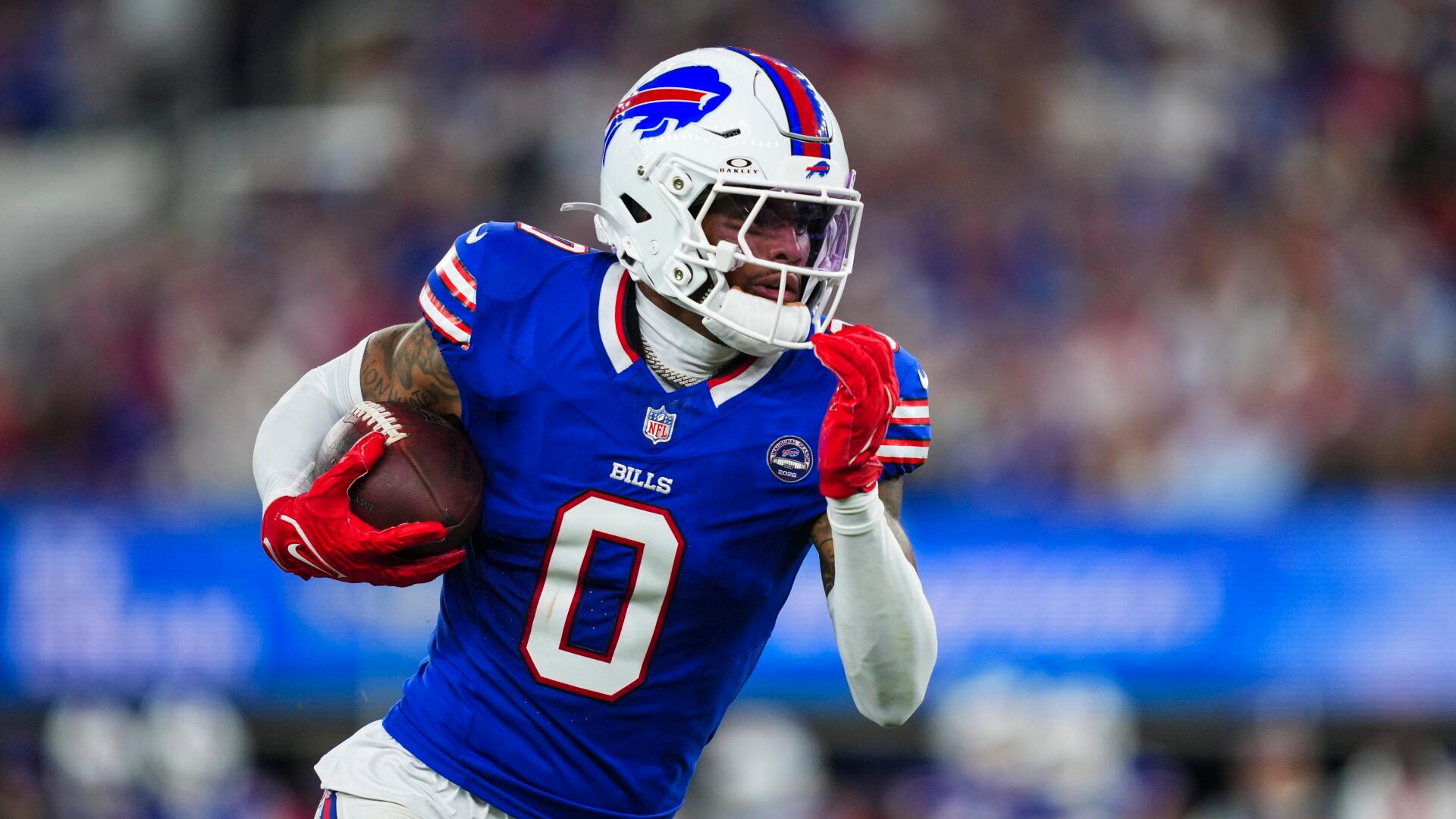 Keon Coleman returns to practice as limited participant on Thursday