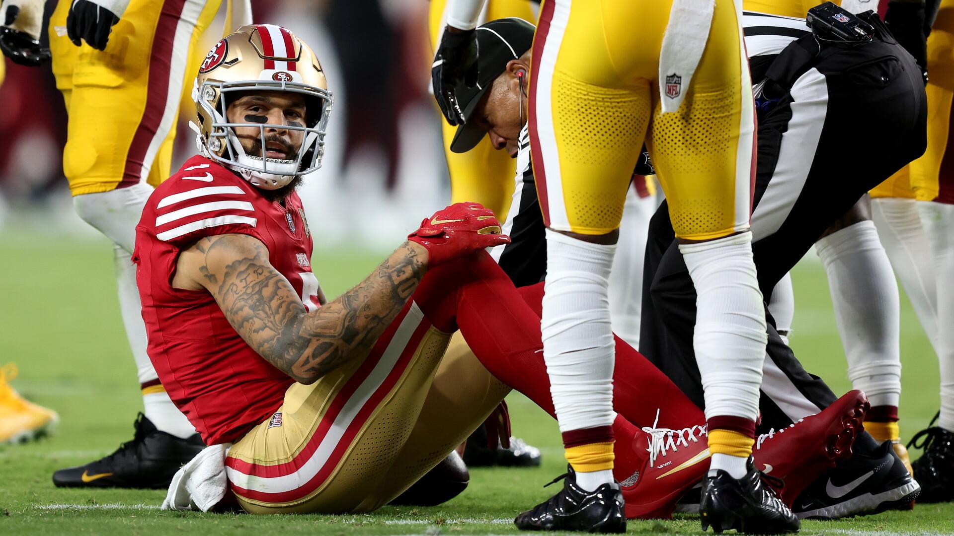 Kyle Shanahan: Mike Evans injury is not a long-term thing, hopeful he can play Sunday