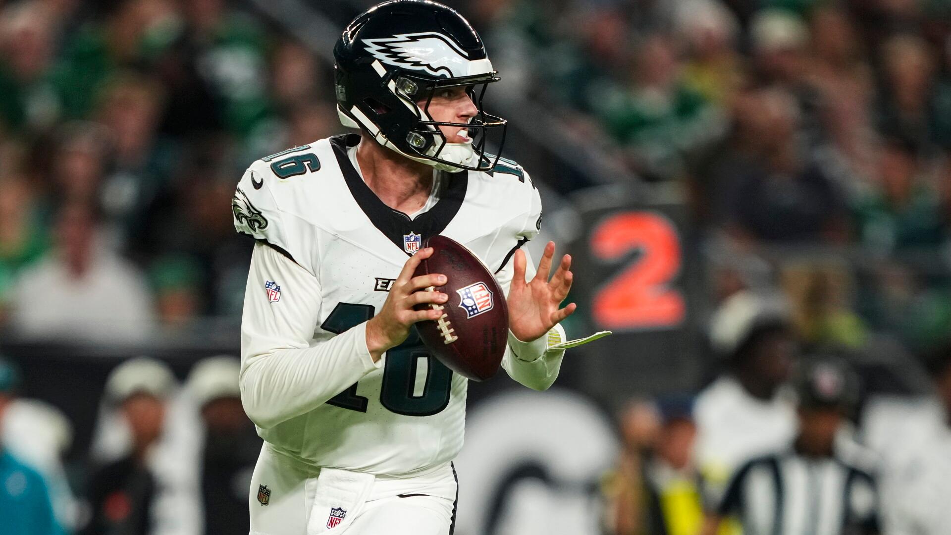 Report: Tanner McKee will be the Eagles' No. 2 QB Sunday