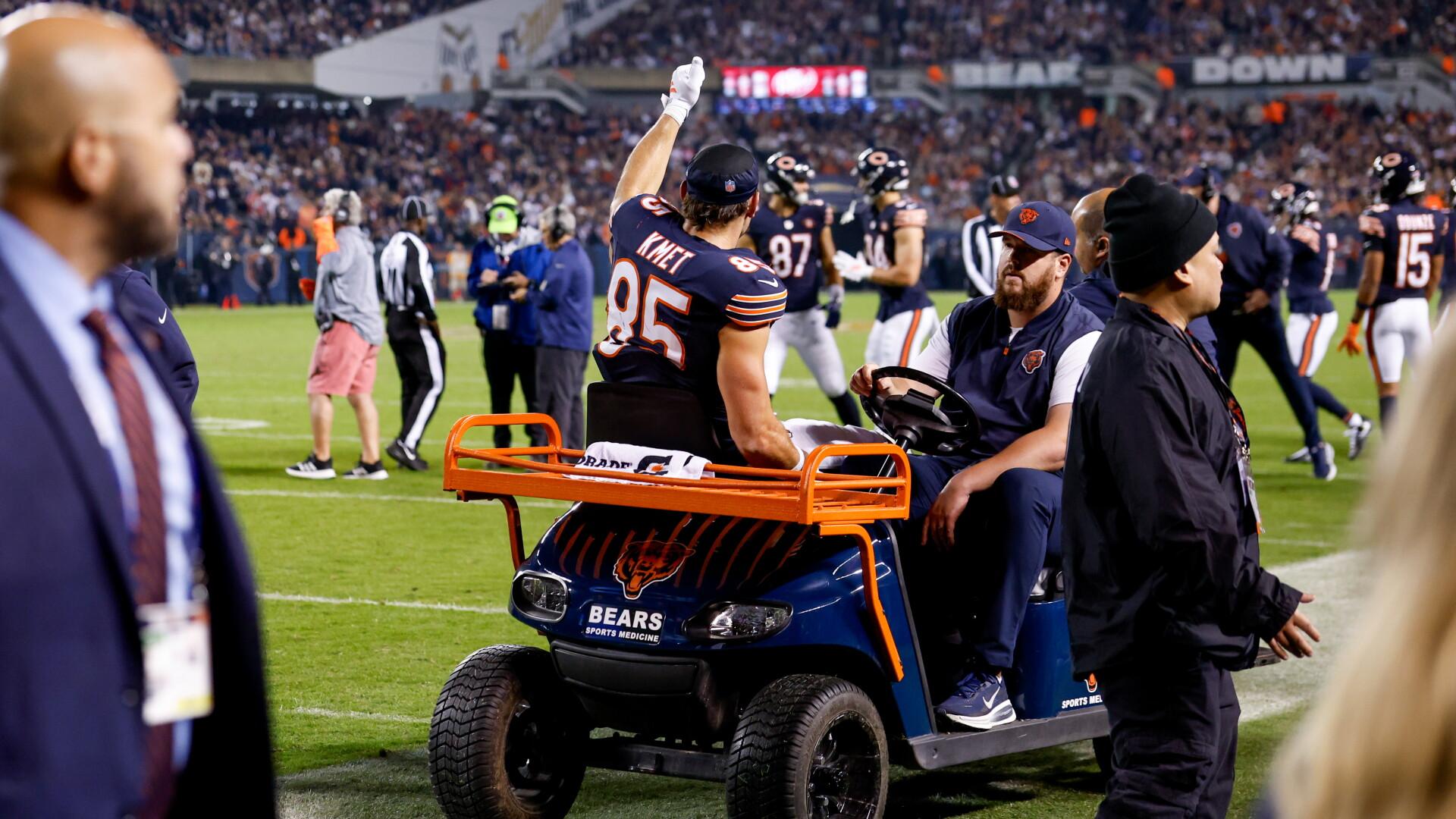 Ben Johnson: Cole Kmet's knee injury doesn't look good
