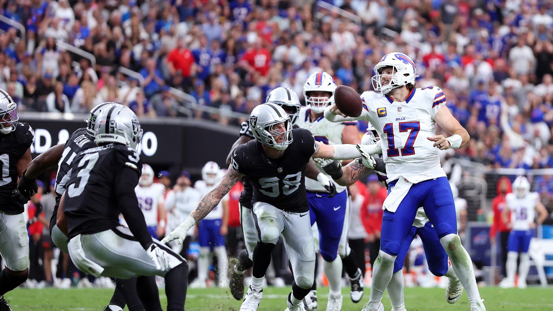 Josh Allen on flicked TD pass to Keon Coleman: "I was just trying to make a play"