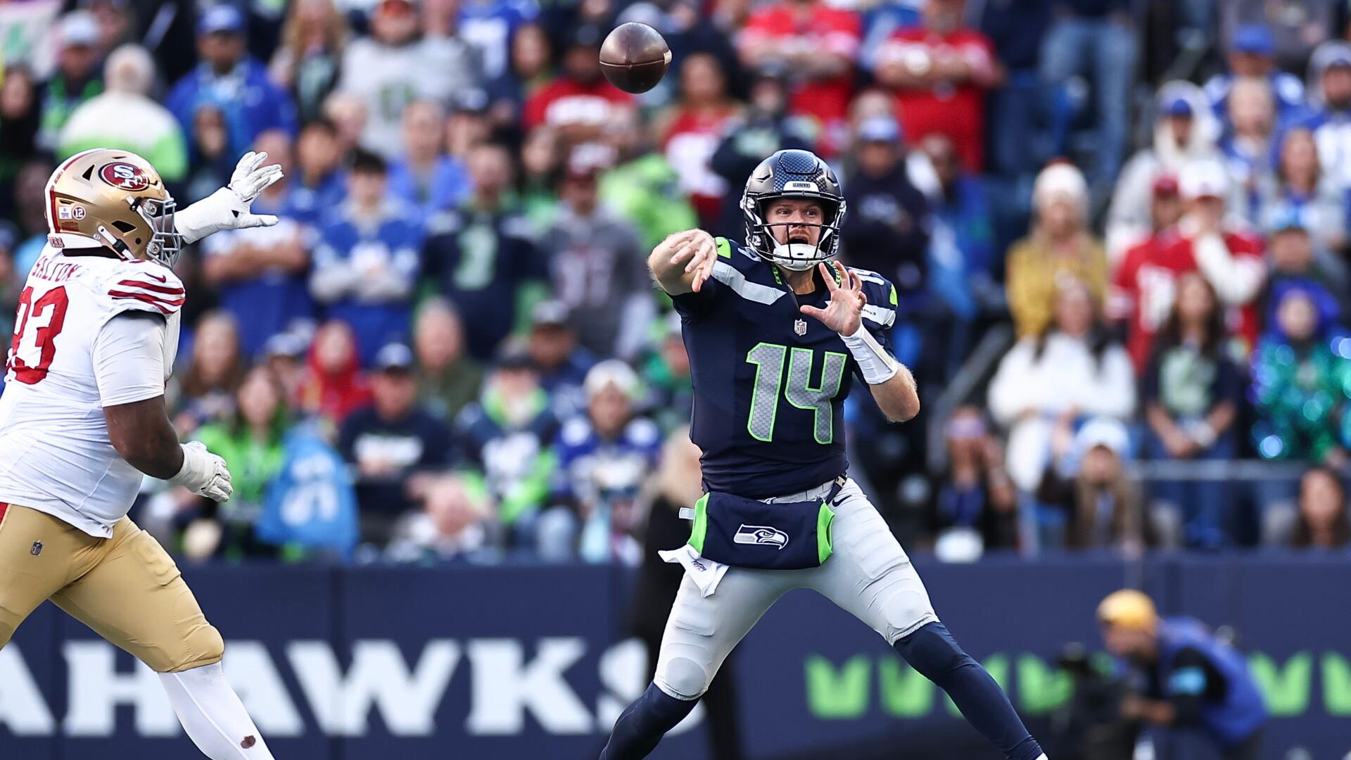 Seahawks tailoring playbook so Sam Darnold can make "swift decisions," avoid turnovers
