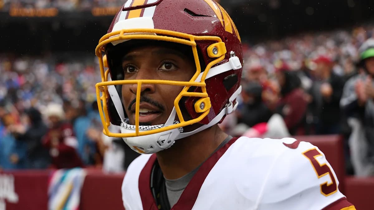Commanders QB Jayden Daniels takes more accountability for OT gaffe upon reflection: 'It'll never happen again'