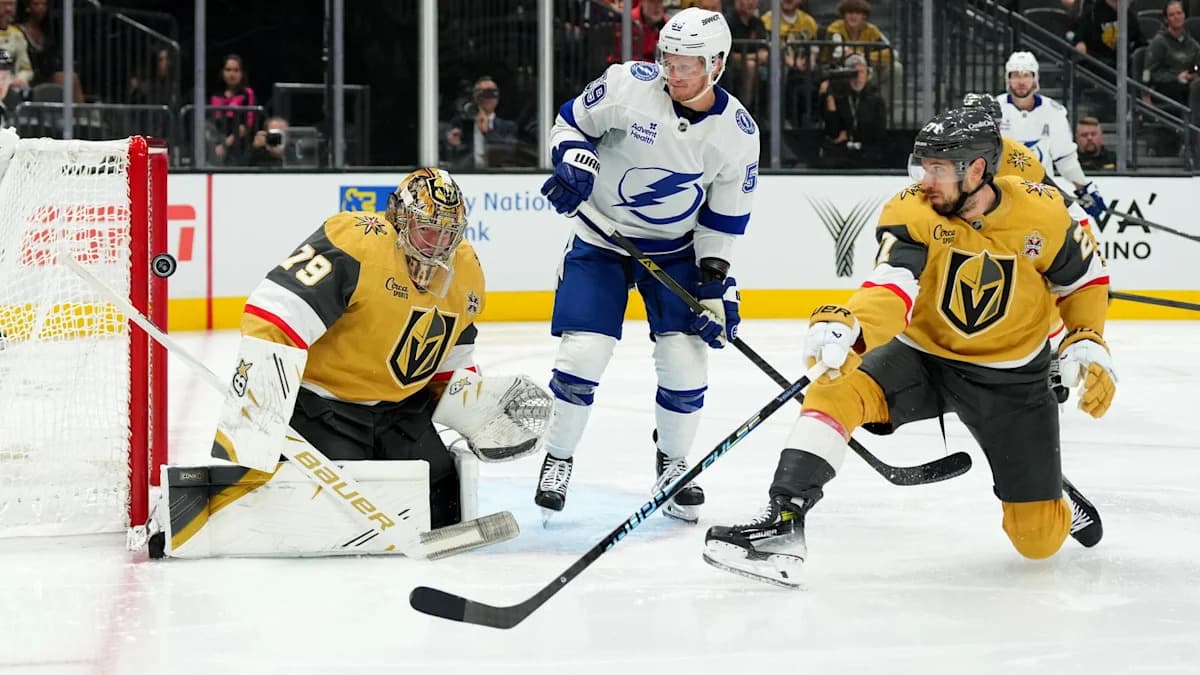 Golden Knights Pay for Costly Mistakes in 6-2 Loss to Lightning