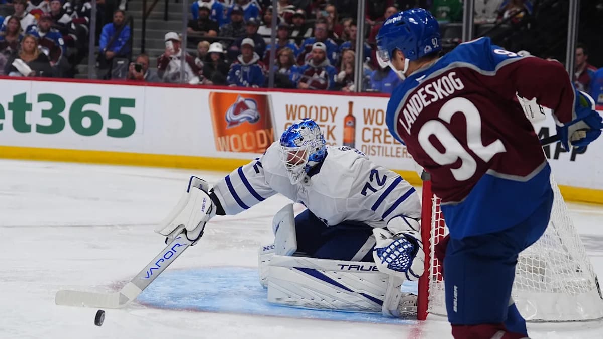 Nylander ties a career high with 5 points, Maple Leafs beat Avs, 6-3