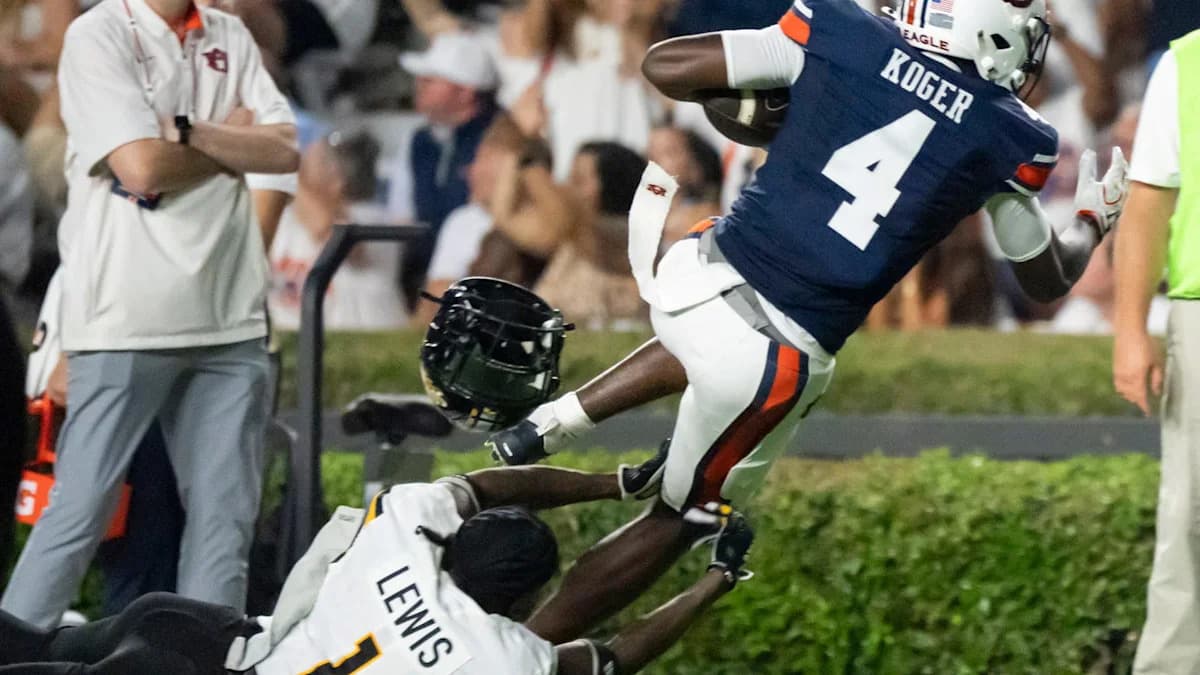 Auburn WR Jeremiah Koger Ruled Out Against Ole Miss as SEC Injury Report Released