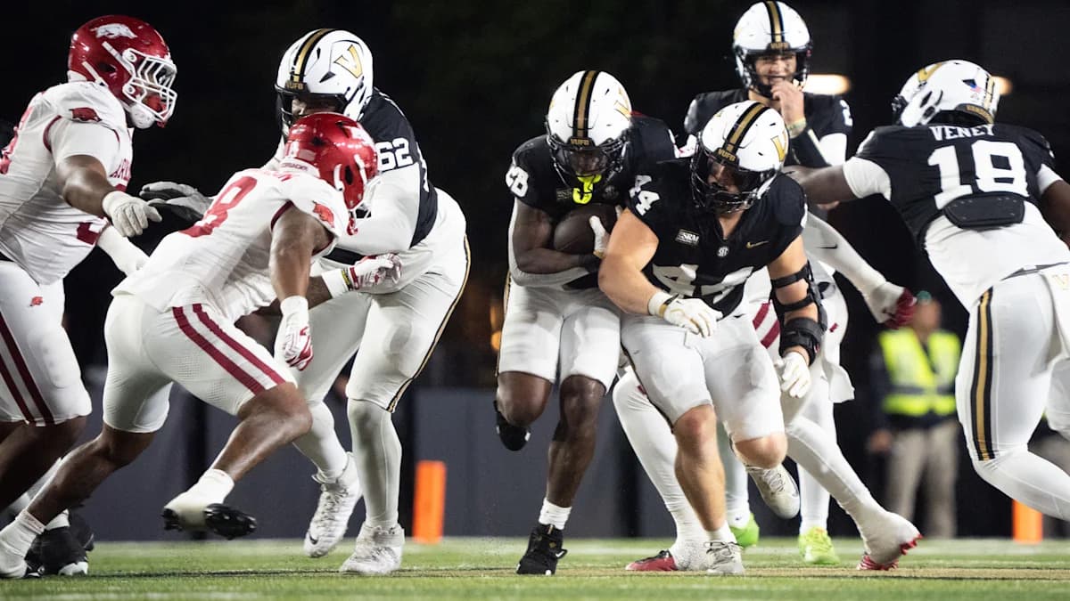 Vanderbilt football vs Kentucky score updates, start time, TV channel