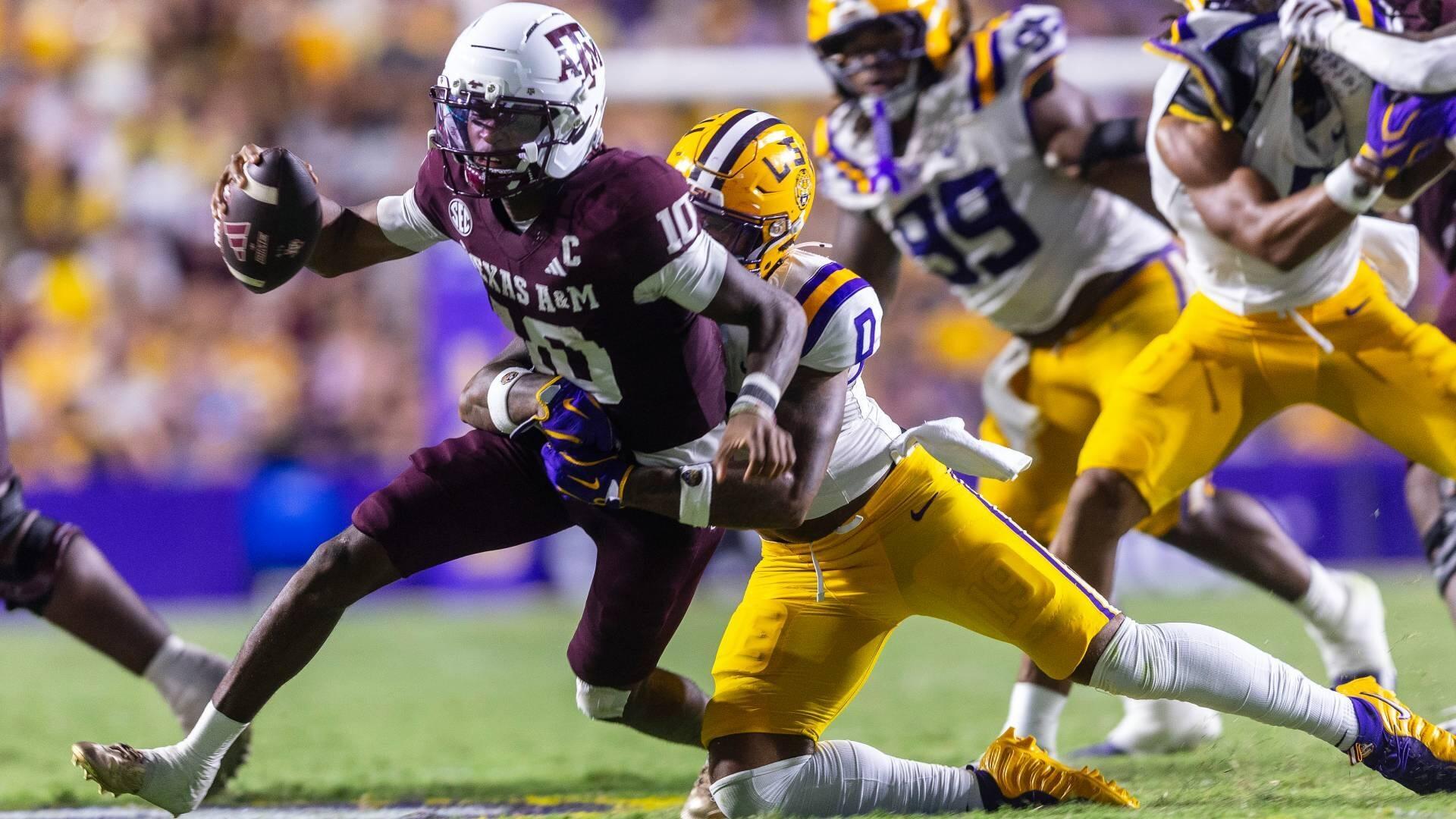 
                        Anxiety Rankings, Week 5: Texas A&M's Marcel Reed taking heat, can Jedd Fisch fix Washington's offense?
                    