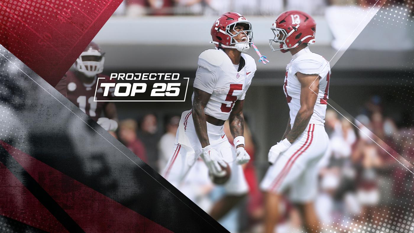 Tomorrow's Top 25 Today: Alabama joins top five in college football rankings as Georgia showdown looms