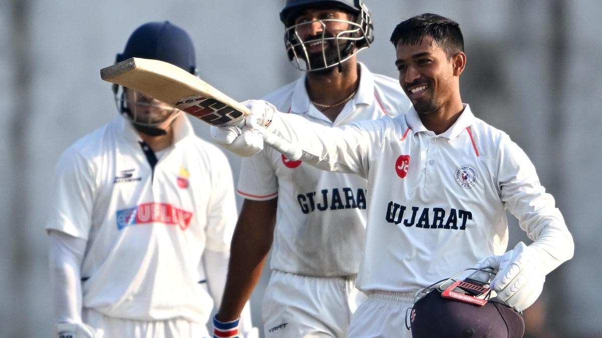 Ranji Trophy 2026-27: Hingrajia’s ton leads Gujarat’s sturdy reply vs Delhi on Day 3
