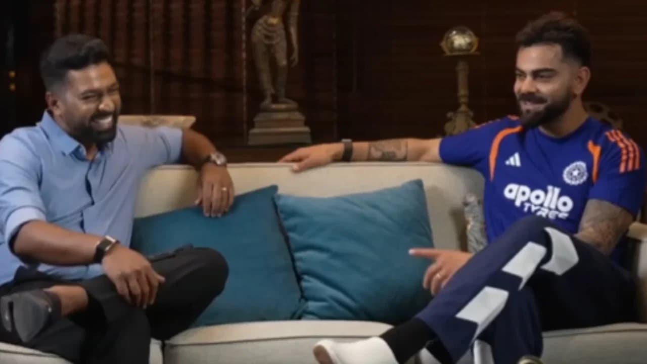 "Because the camera is on": Virat Kohli's witty reply on being called a "refined man"