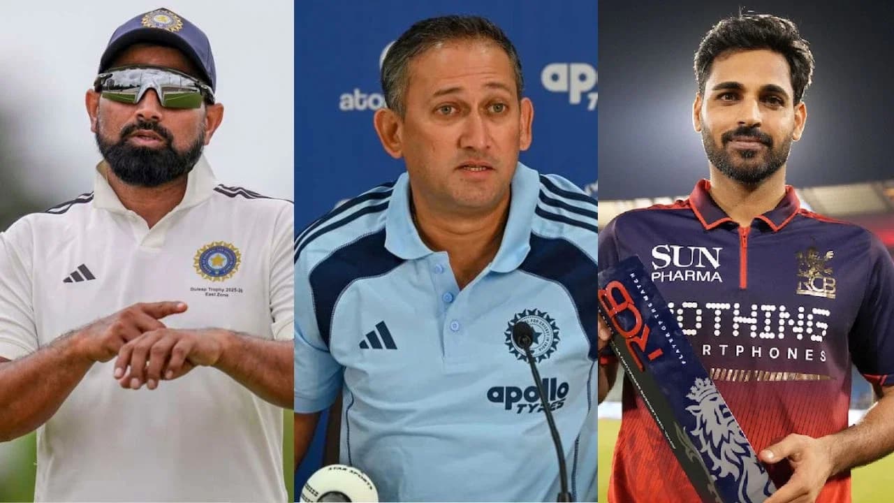 Mohammed Shami takes aim at Ajit Agarkar over Bhuvneshwar Kumar's late India recall