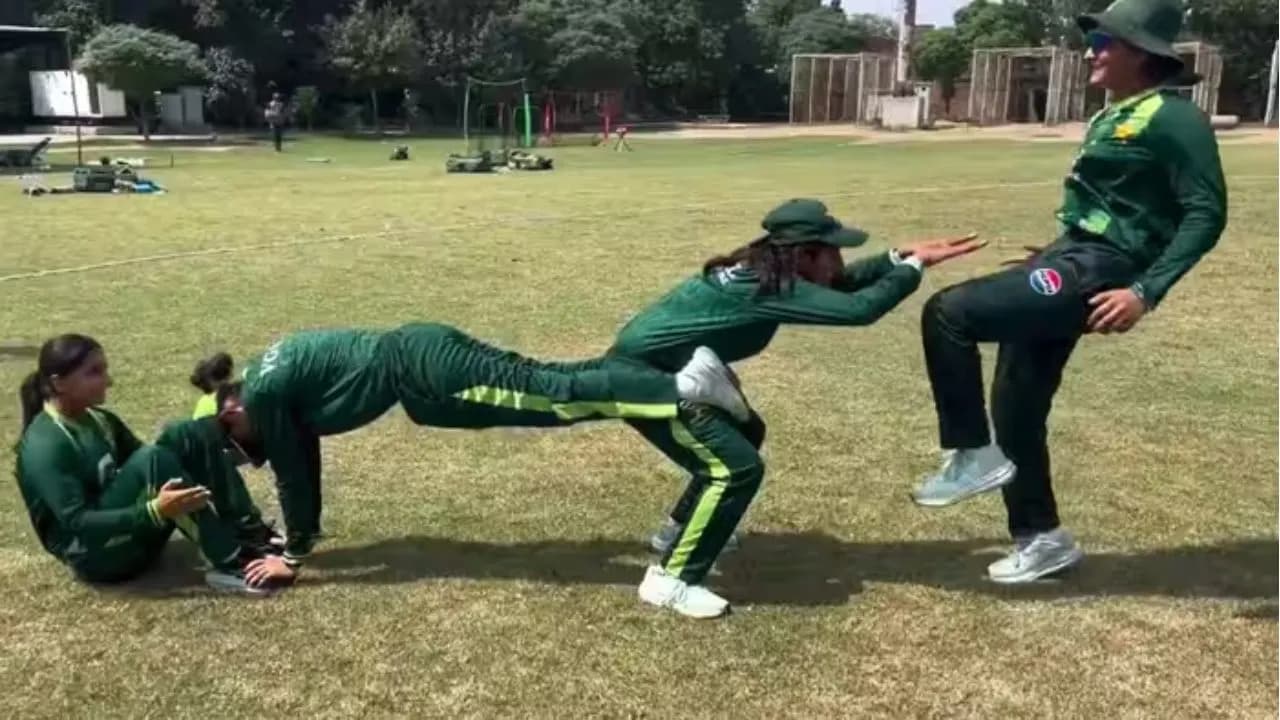 Watch: Pakistan women’s cricketers face mockery over unusual & dangerous training video