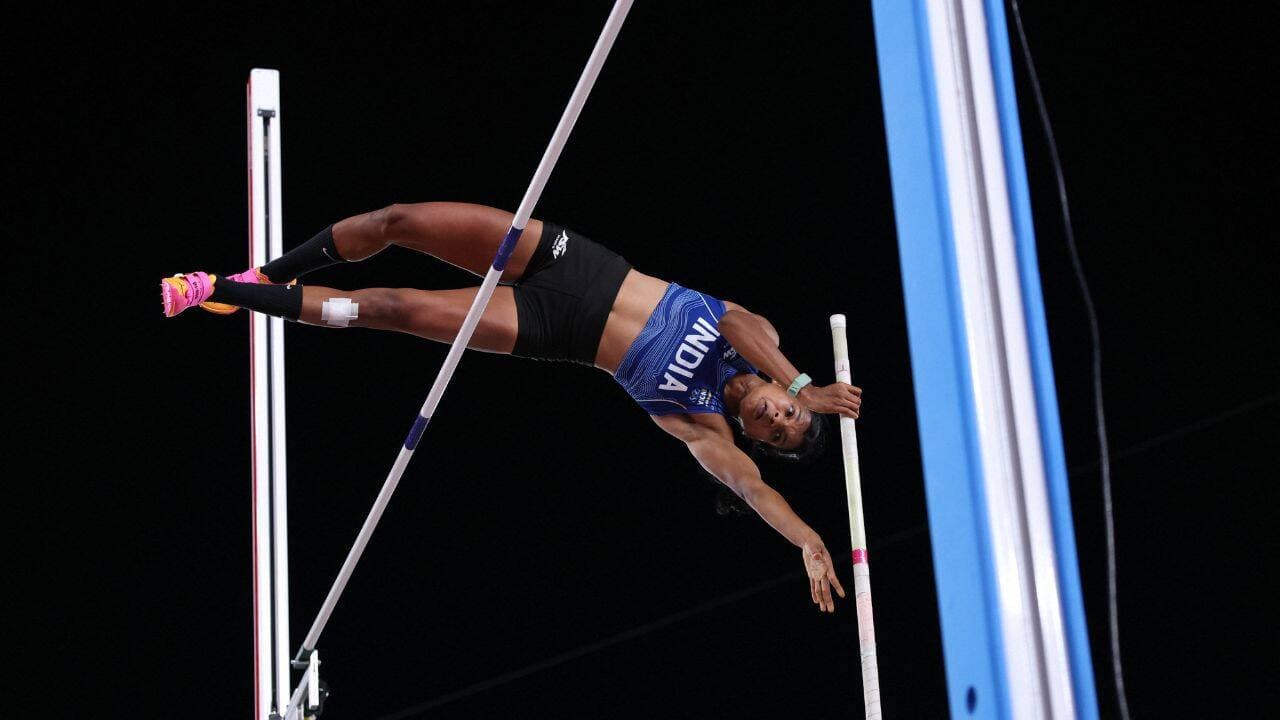 Baranica Elangovan wins India's first-ever pole vault medal at Asian Games