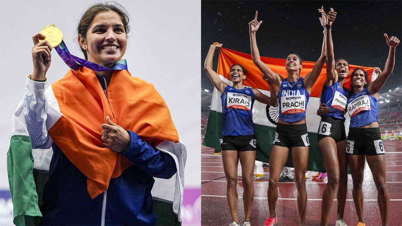 Asian Games Medal Tally: How two gold medals lifted India back into the top 10