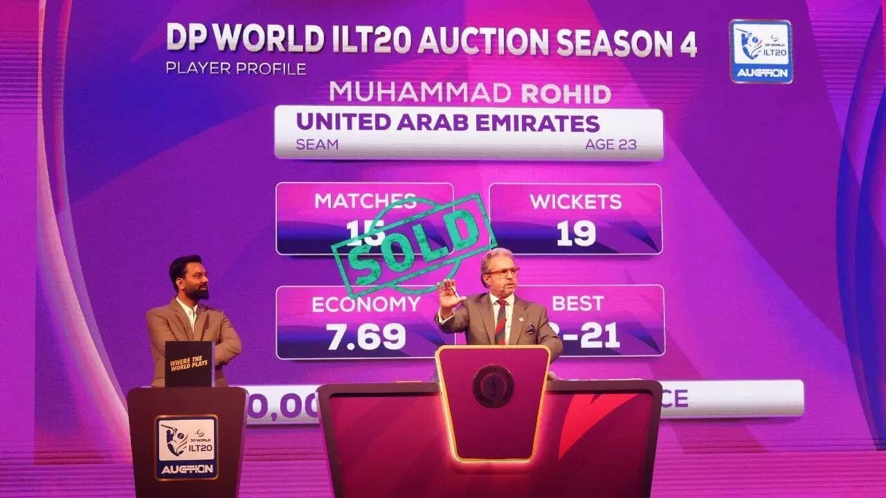 ILT20 Auction: Big players, auction rules, purse remaining, live streaming