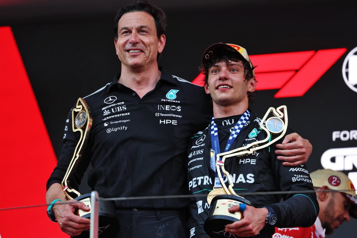 Toto Wolff issues caution as Kimi Antonelli nears historic F1 title