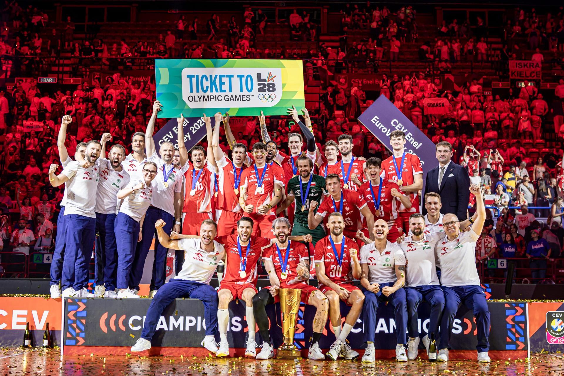 Poland punch ticket to LA28 with EuroVolley triumph