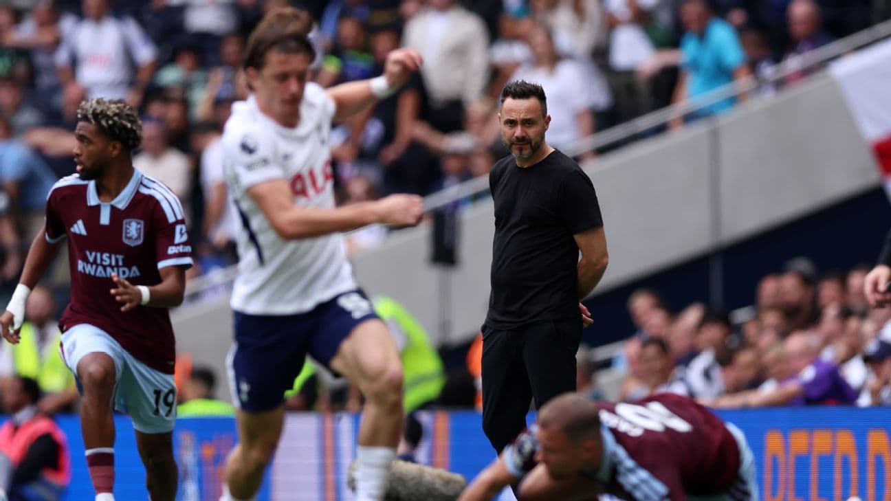 De Zerbi won't talk to Spurs players after loss