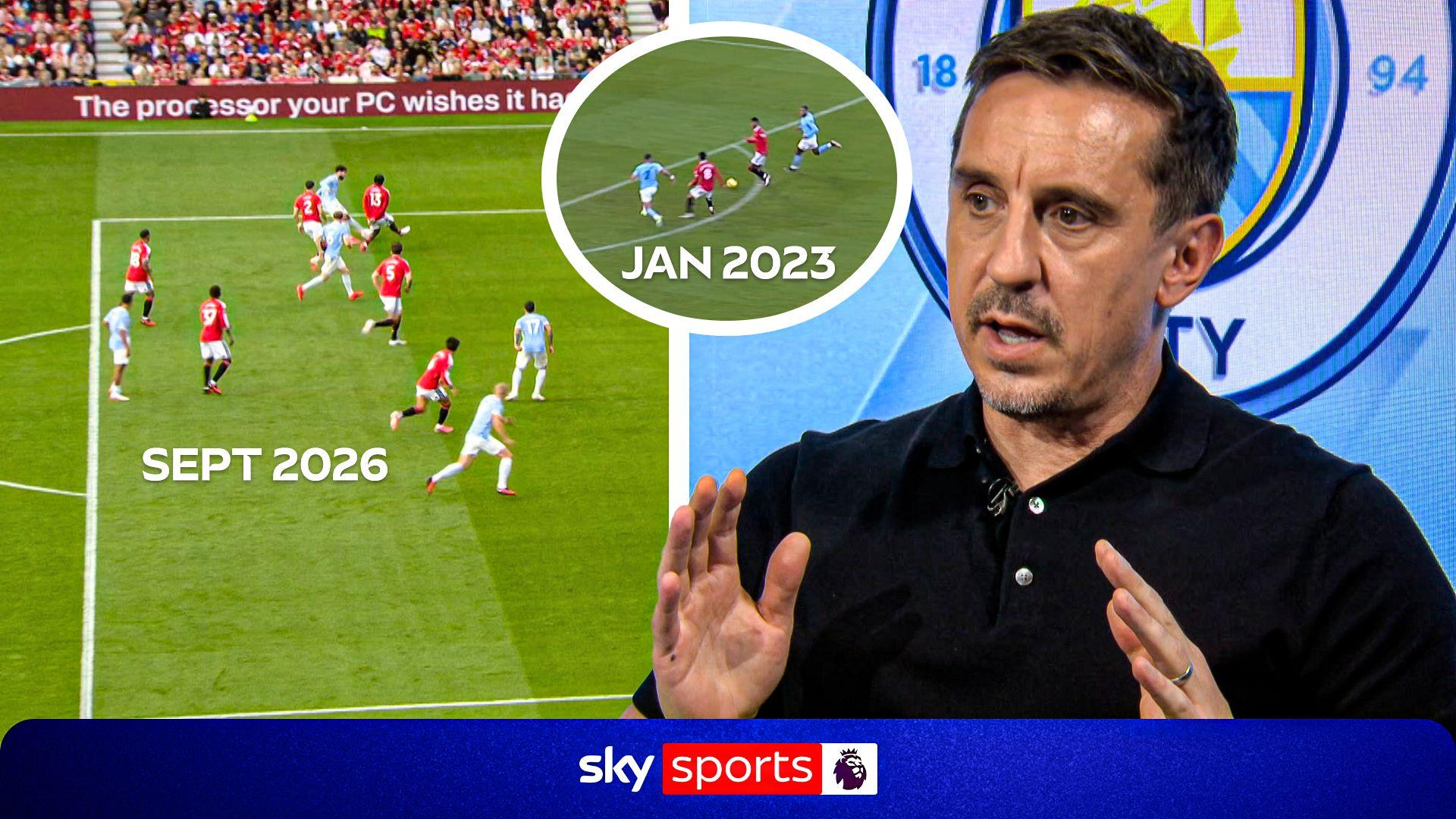 Deja vu for Pro Ref? Neville slams 'shocker' VAR decision to give Haaland goal