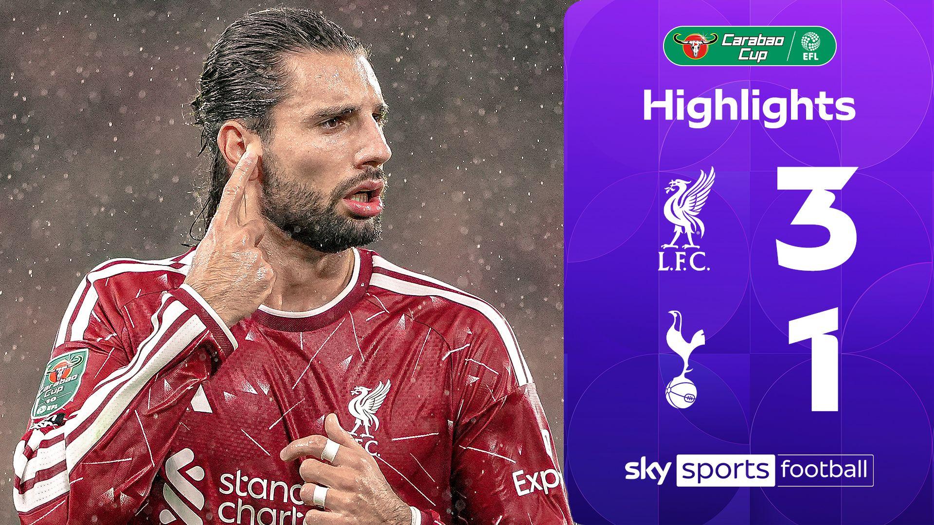 Szoboszlai scores 30-yard SCREAMER as Liverpool beat Spurs to progress